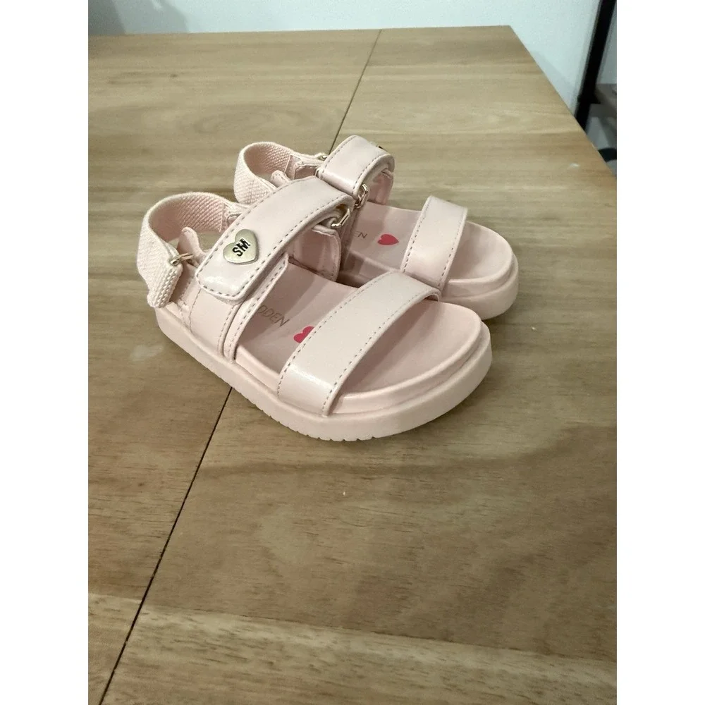 Steve‎ Madden Kids Pink Sandals Size 6 Toddler Strap Comfort Sandals NEW